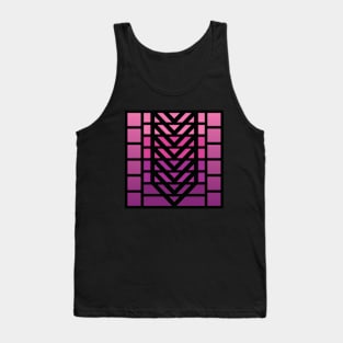 “Corporate Dimensions” - V.2 Purple - (Geometric Art) (Dimensions) - Doc Labs Tank Top